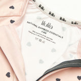Mameluco con cierre Little Hearts Bamboo