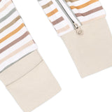 Mameluco con cierre Farm Stripes Bamboo