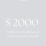 Tarjeta de Regalo