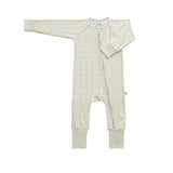 Check Bamboo Zippy Romper - Lilulila