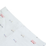 Little Ride print bamboo baby short pajama top and bottoms set