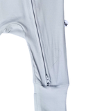 Mameluco con cierre Mint Ribbed Bamboo