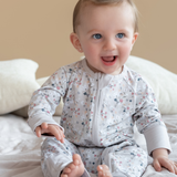 Mameluco con cierre Bouquet Bamboo