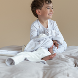 Forest friends print bamboo baby two-piece pajama set