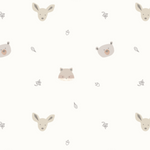 Forest friends print bamboo baby swaddle blanket