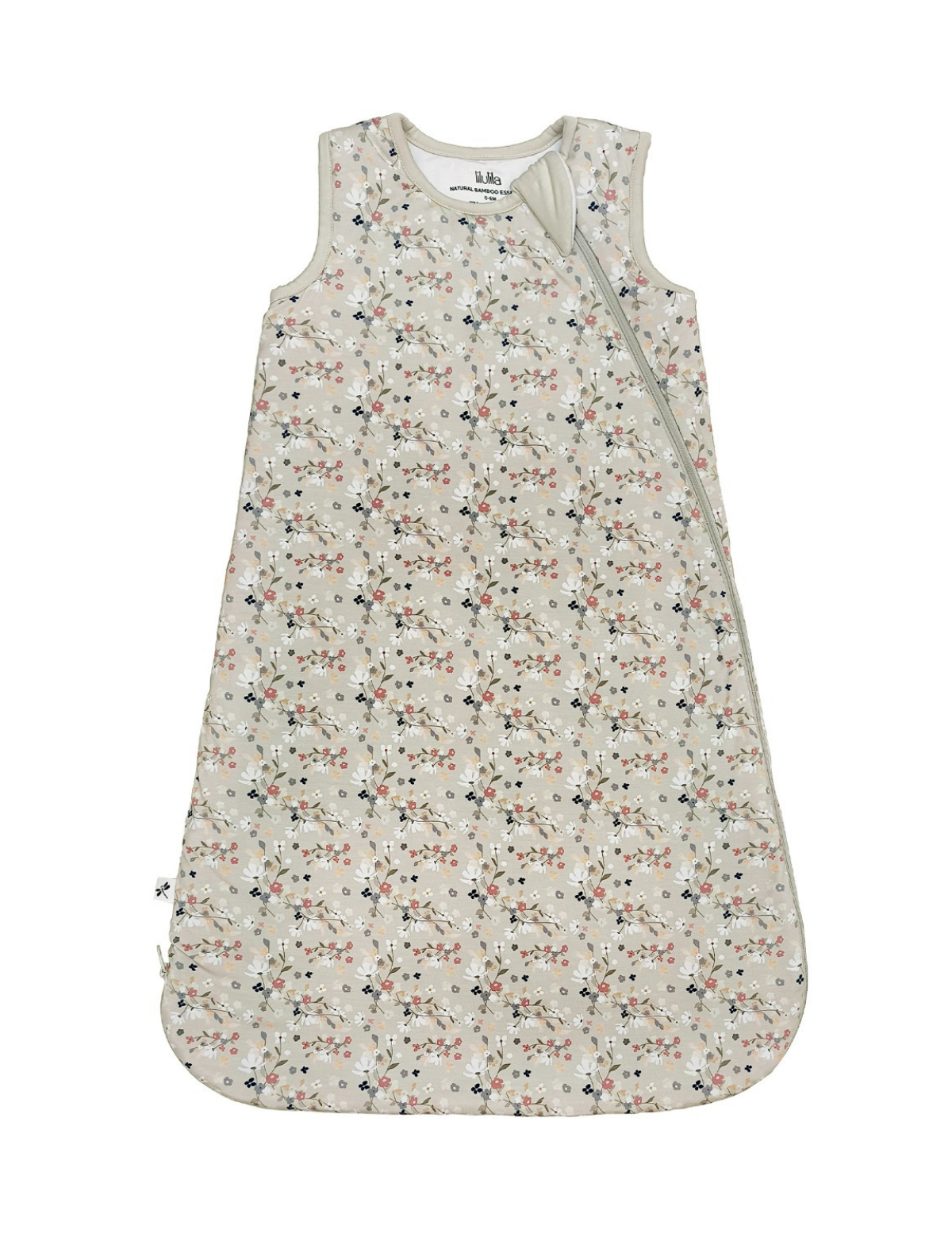 Bouquet print bamboo baby sleeping bag (TOG 2.5)