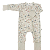 Mameluco con cierre Bouquet Bamboo