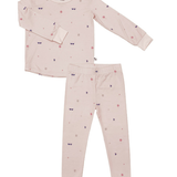 Pijama de dos piezas Wild Pink Bamboo