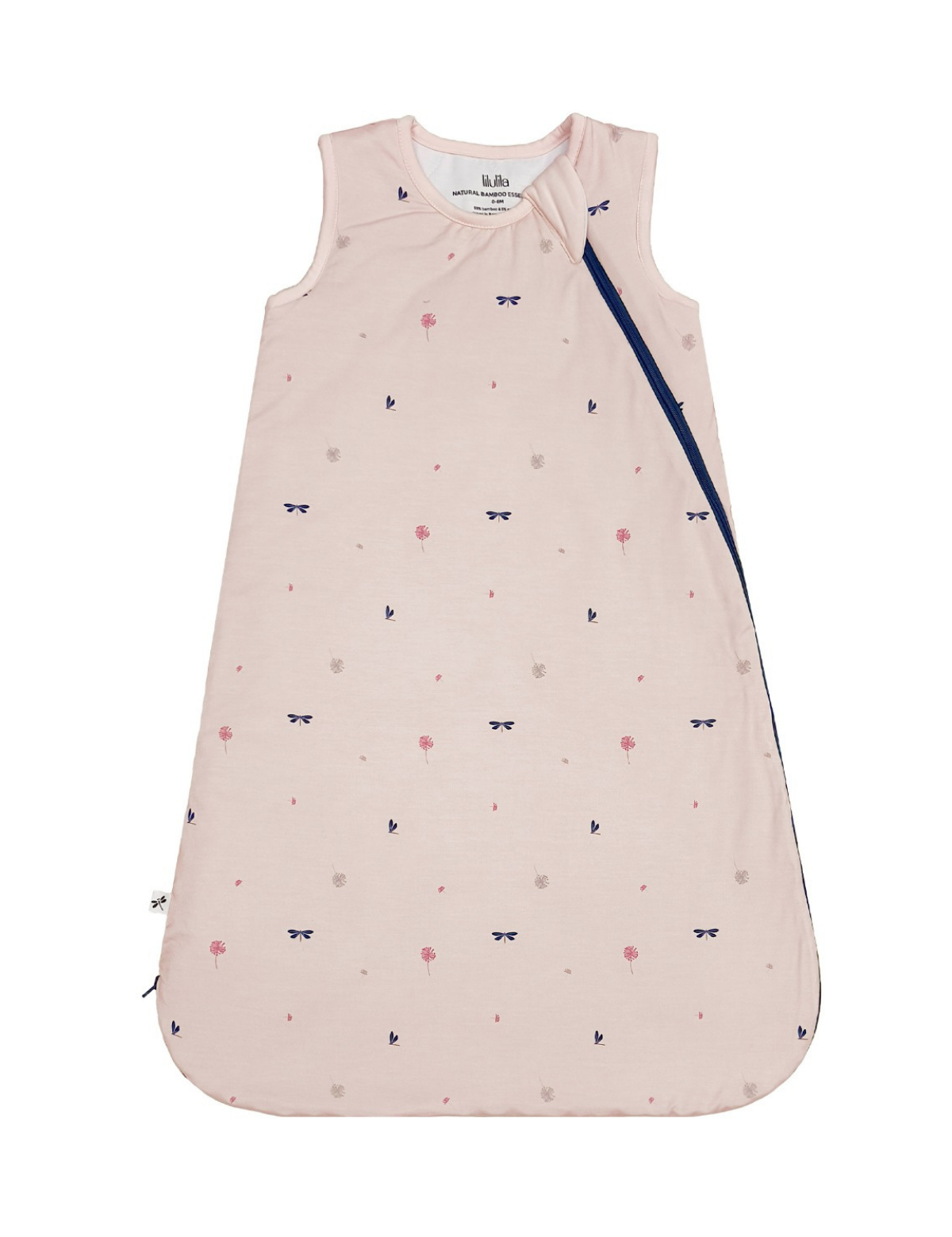 Wild Pink print bamboo baby wearable blanket sleeping bag