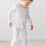 Pijama de dos piezas Blue Vichy Bamboo