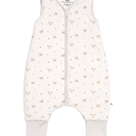 Forest friends print bamboo baby wearable blanket sleeping bag with feet