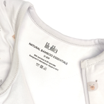 Forest friends print bamboo baby sleepsuit with two-way zip