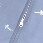 Airplane print bamboo baby wearable blanket sleeping bag with feet