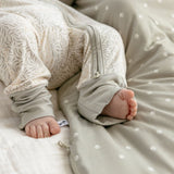 Footprint print bamboo baby sleeping bag