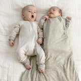 Footprint print bamboo baby sleeping bag