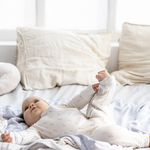 Tulip print bamboo baby blanket (2-in-1)