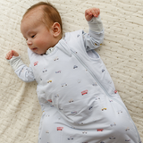 Little Ride print bamboo baby wearable blanket sleeping bag