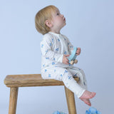 Pijama con cremallera Blue Bloom