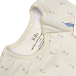 Tulip print bamboo baby wearable blanket sleeping bag