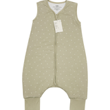Footprint print bamboo baby wearable blanket sleeping bag with feet