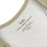 Footprint print bamboo baby sleeping bag with feet (TOG 2.5)