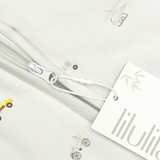 Little Ride print bamboo baby sleeping bag (TOG 2.5)
