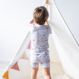 Pijama corto de dos piezas Ocean Life Bamboo