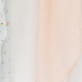 Coral Flowers Bamboo Musselin