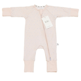 Mameluco con cierre Coral Flower Bamboo