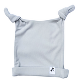 Baby blue bamboo baby double knot hat